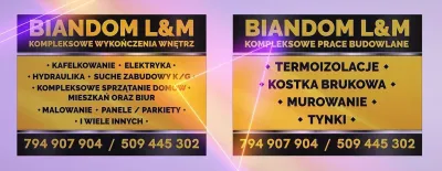 BIANDOM L&M REMONTY I WYKOŃCZENIA ORAZ SPRZĄTANIE